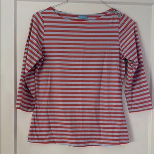 J McLaughlin Striped Women's Top Size Small